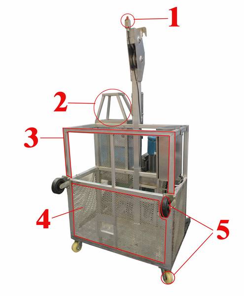 platform for truck crane-2