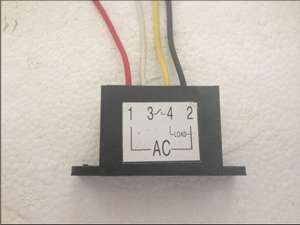 Two kinds of wiring for half-wave rectifier